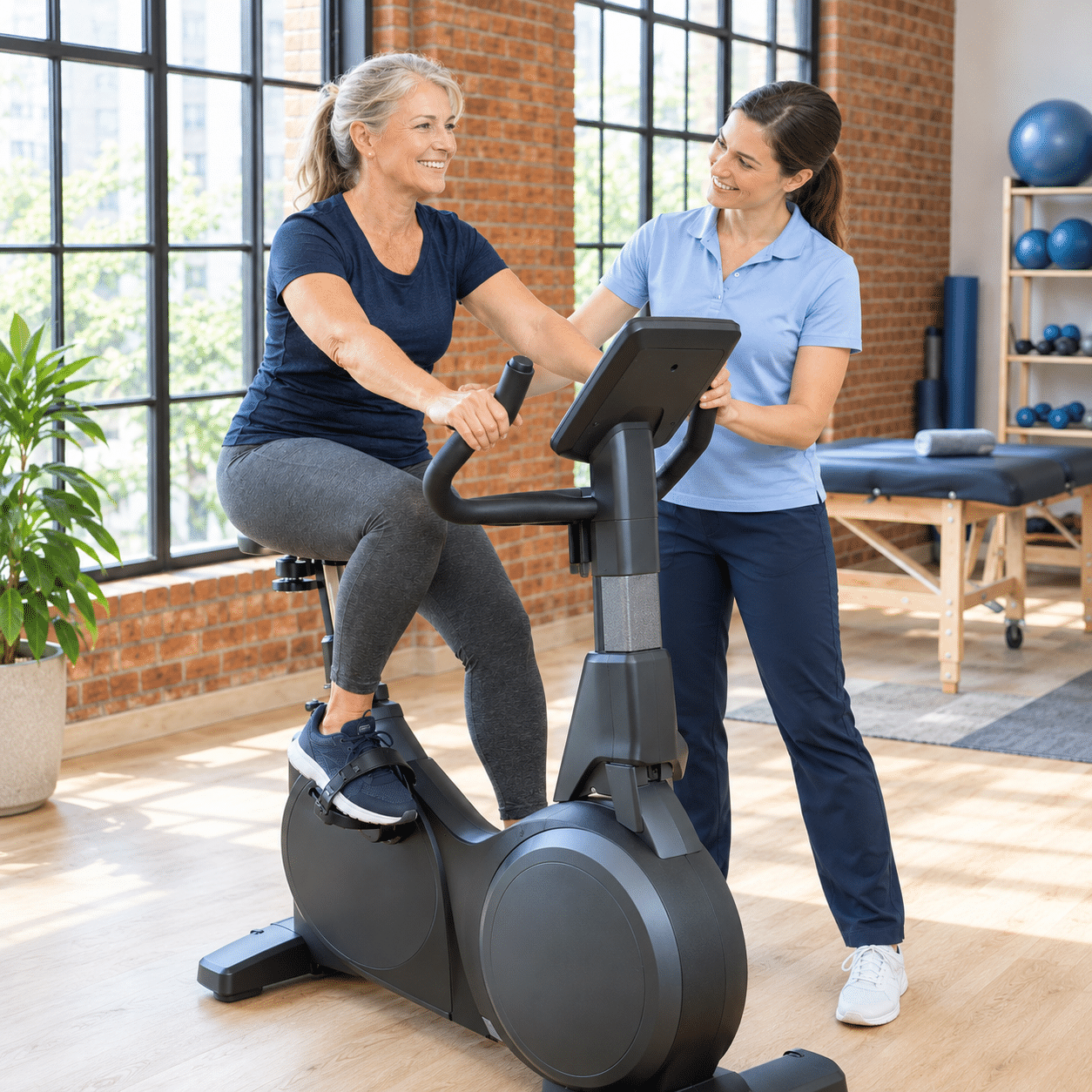 Encouraging Indoor Cycling Session